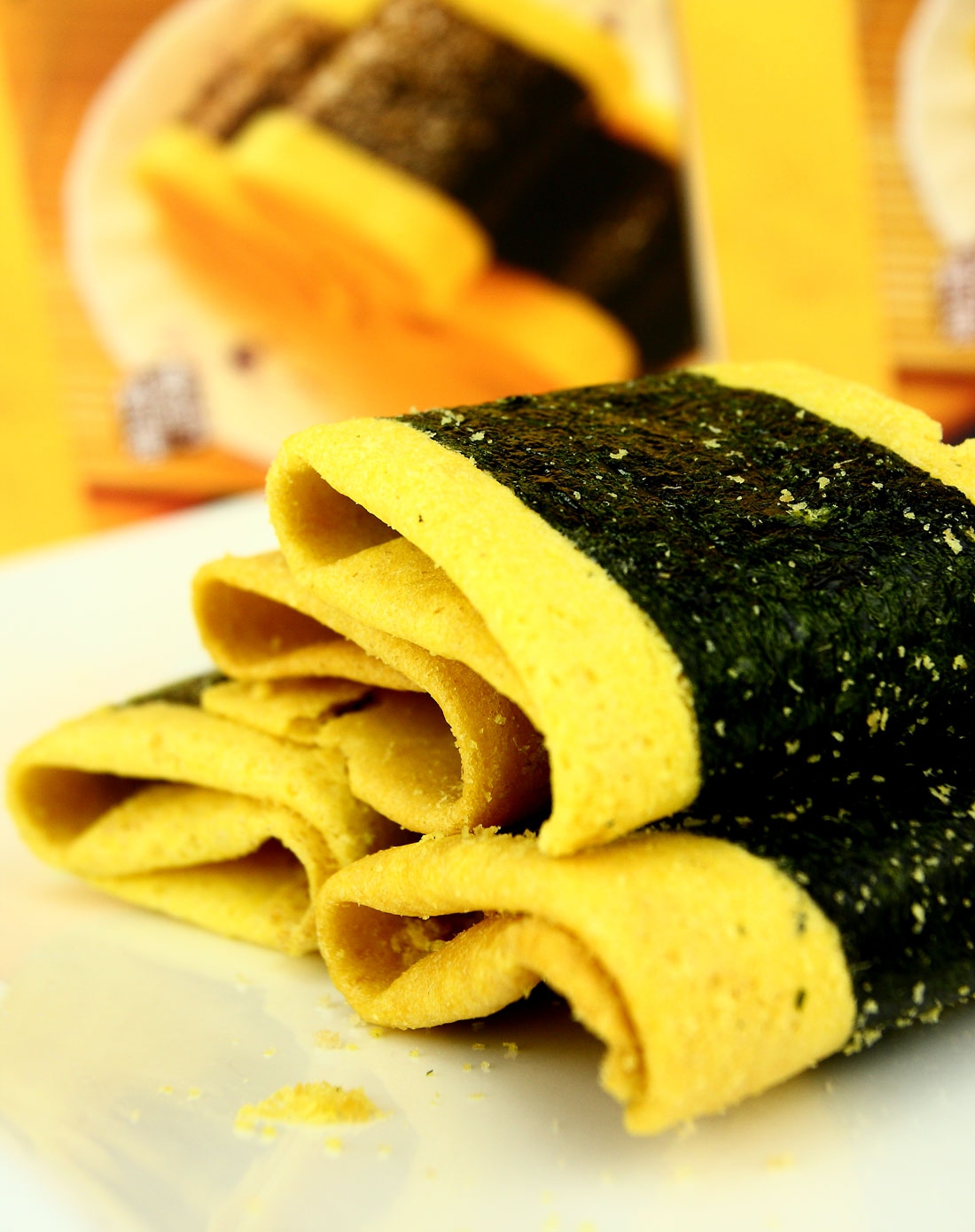 澳门特产礼记饼家自创手法特制紫菜肉松凤凰卷140g