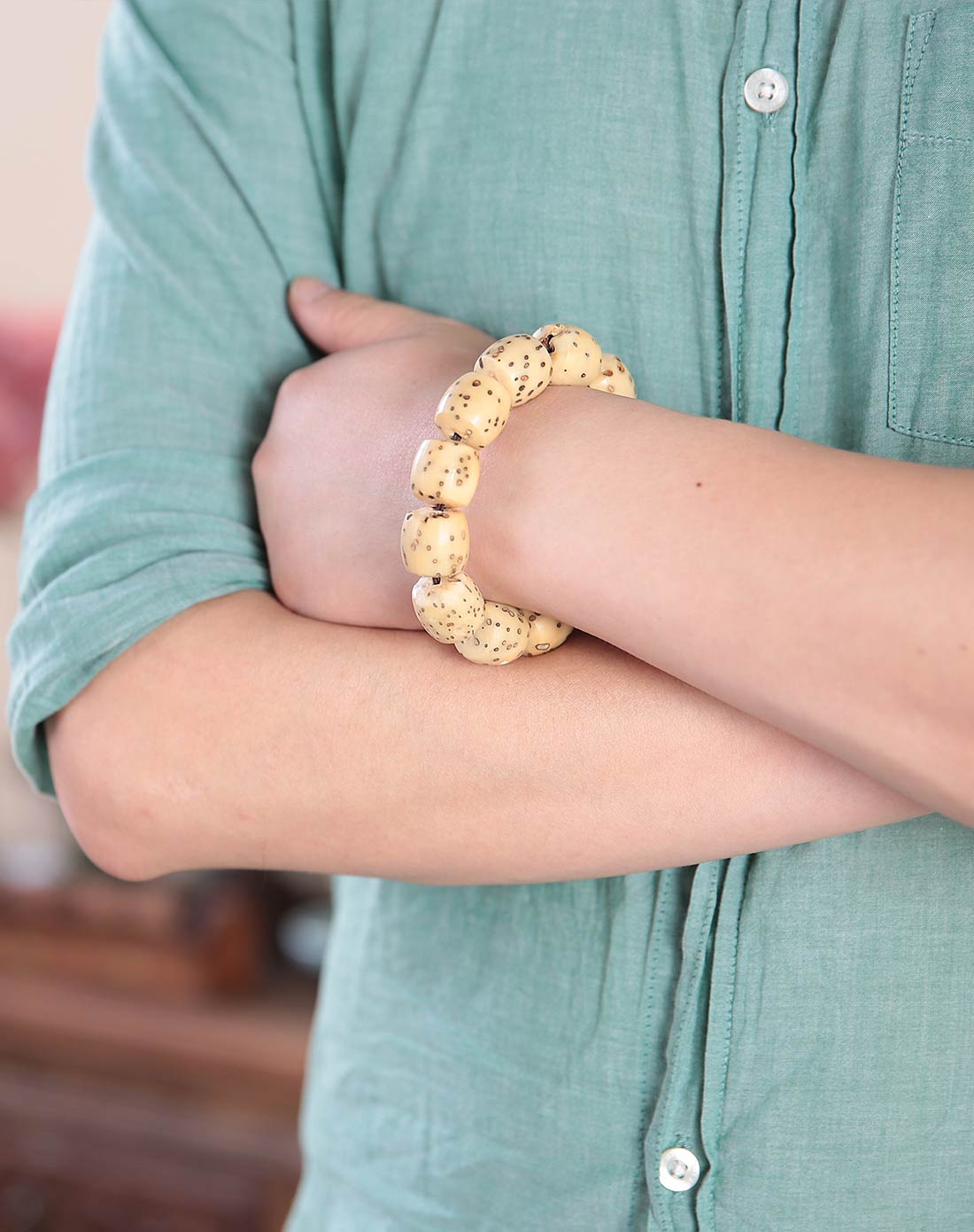 护-藏式天然千眼菩提手串