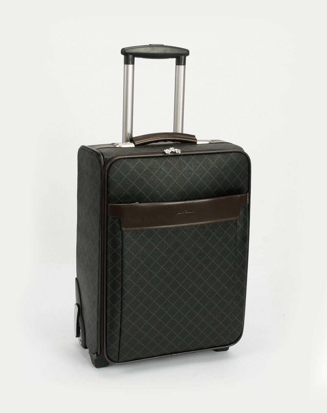 皮尔·卡丹pierre cardin 中性黑色拉杆/旅行箱