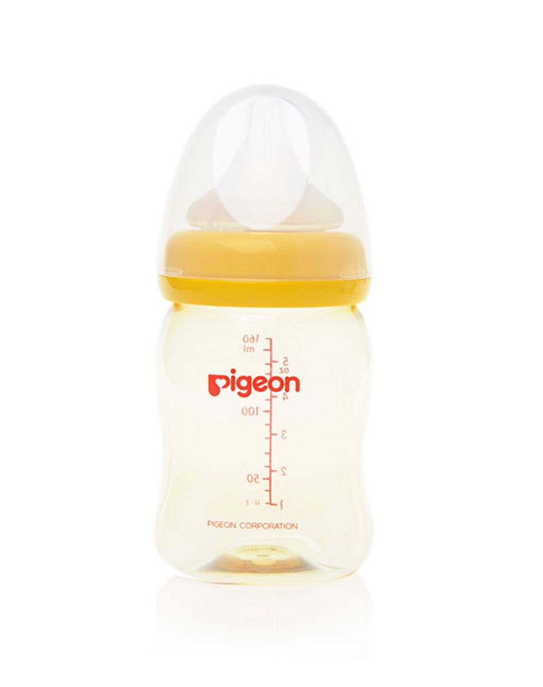 贝亲—宽口径ppsu奶瓶160ml(黄色)