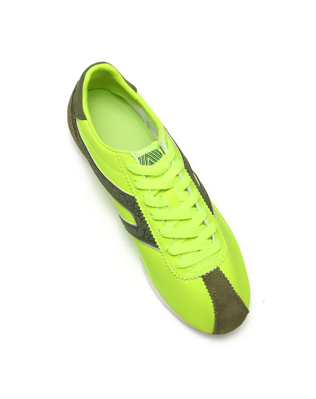 安踏集团日-安踏anta活力女士运动专场女款荧光绿色运动休闲鞋 柔软舒