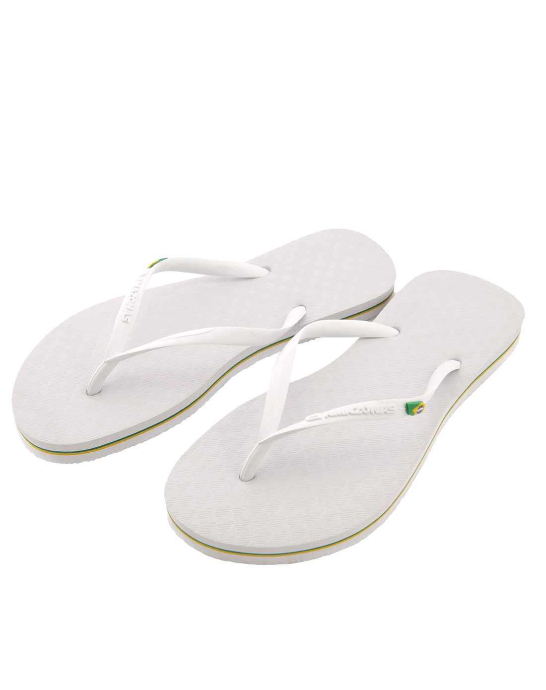 女白色国旗人字拖