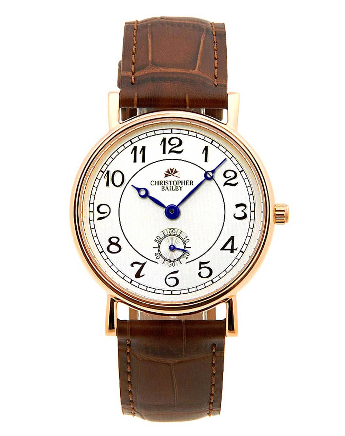 珂芮柏蒂 白面玫瑰金经典机械男表