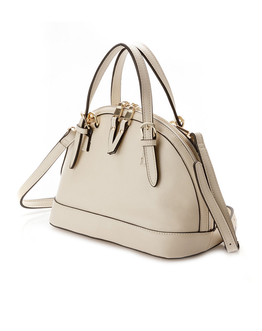 makko女士牛皮手挽贝壳包