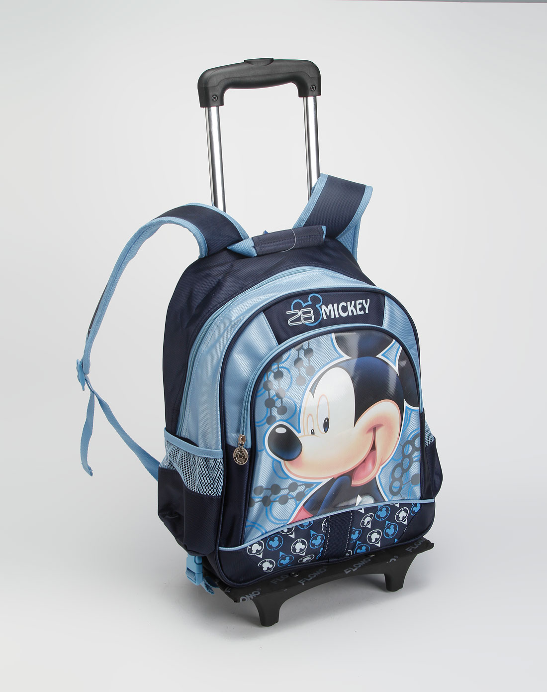 米奇儿童深蓝色米奇老鼠拉杆书包1