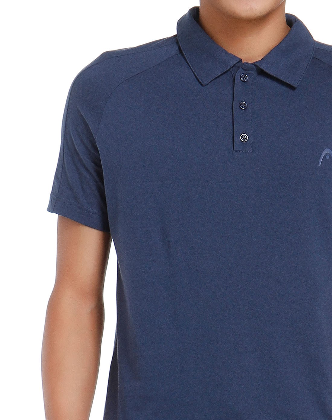 纯棉 男款藏蓝色短袖polo衫 经典百搭