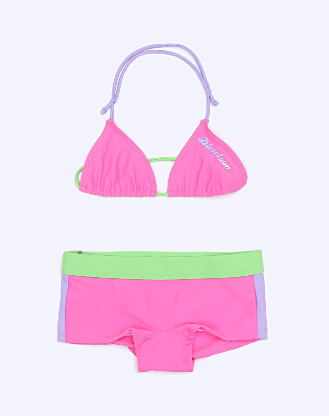 女童深粉色泳裤