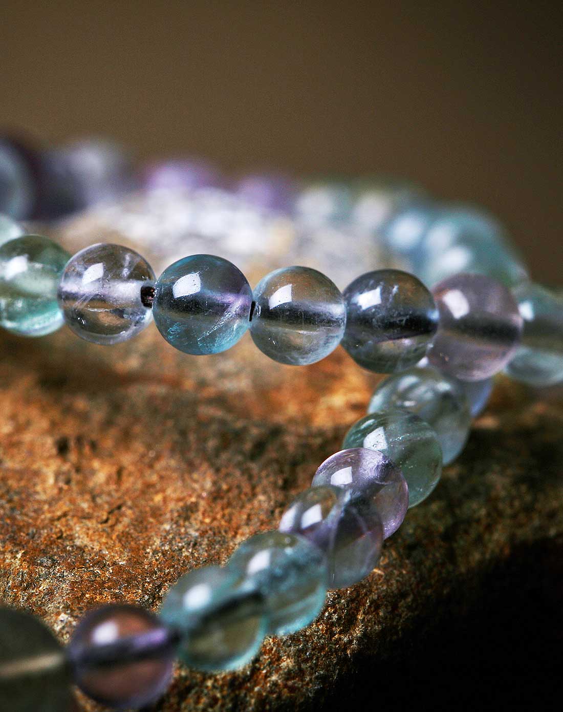 天然萤石吊坠项链