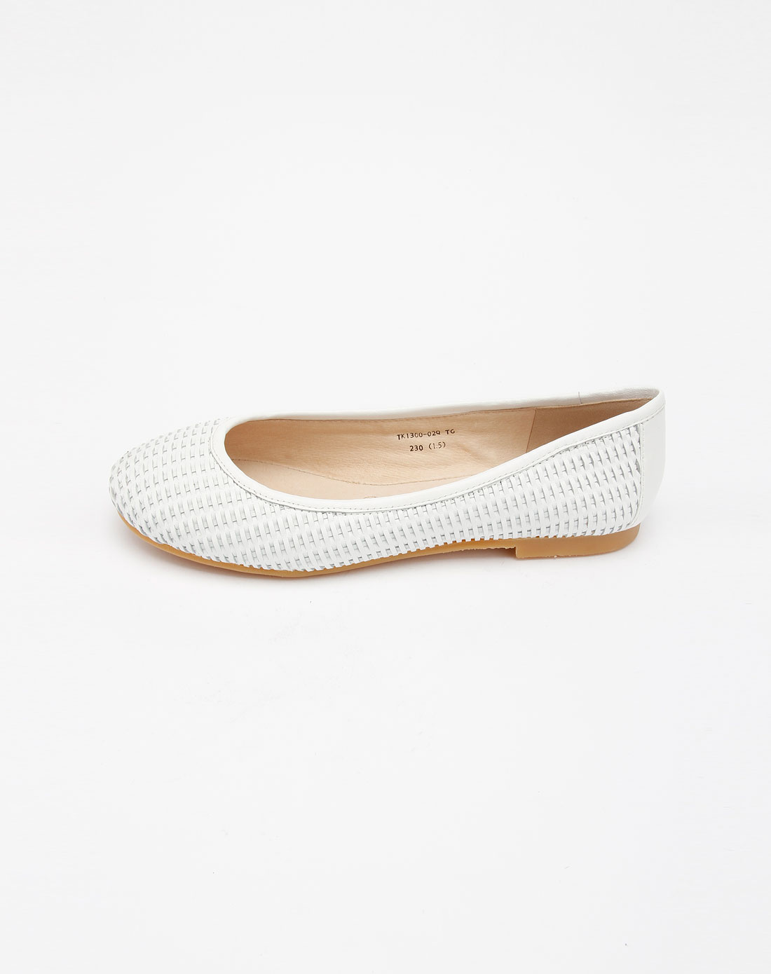 蹀愫tigrisso-白色时尚休闲单鞋