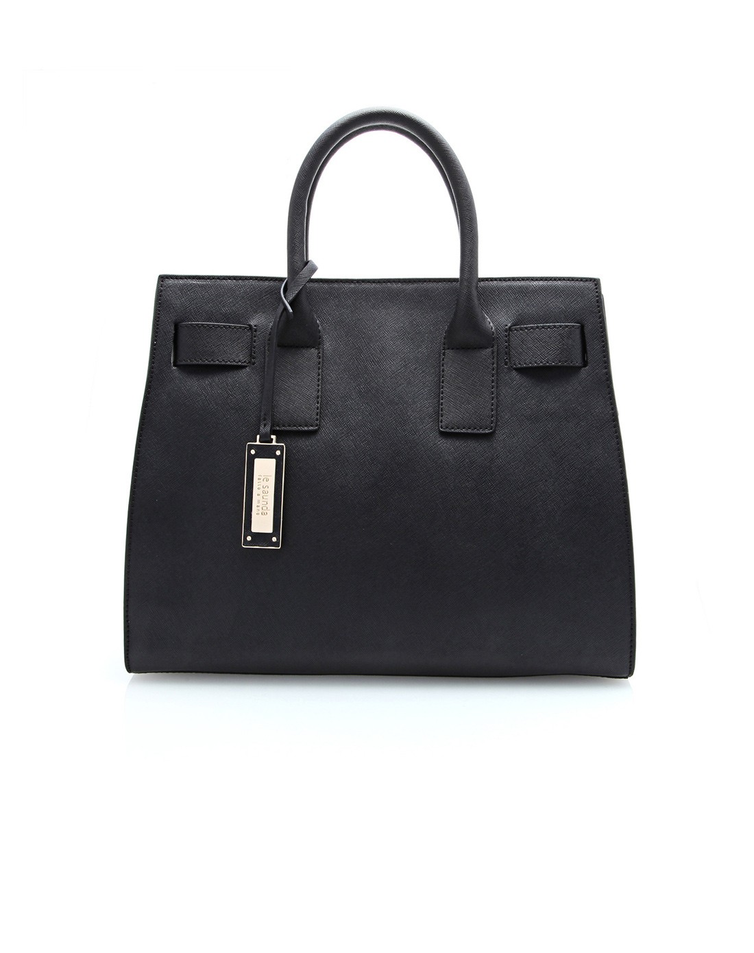 le saunda 莱尔斯丹2014专柜同款黑色时尚休闲肩背手挽女包