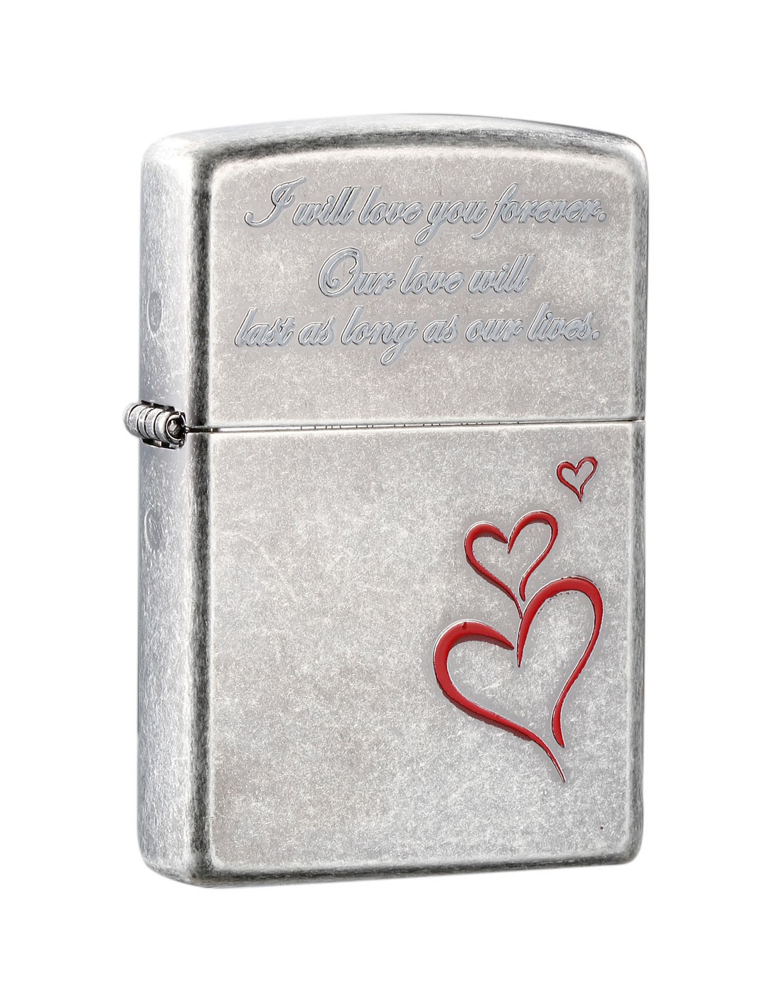 芝宝zippo打火机专场银灰/红色心形红心_唯品会