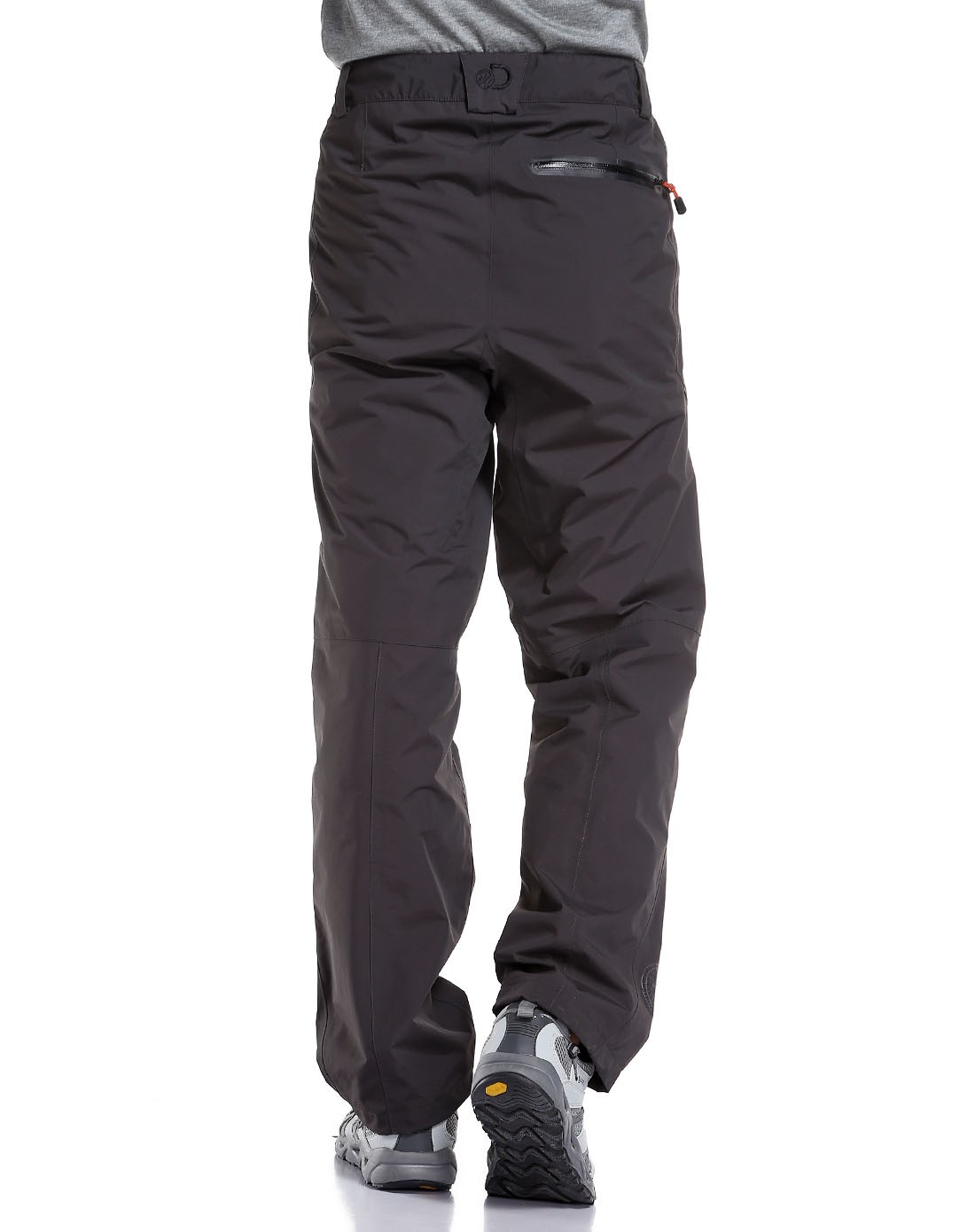 男款黑灰色户外冲锋裤