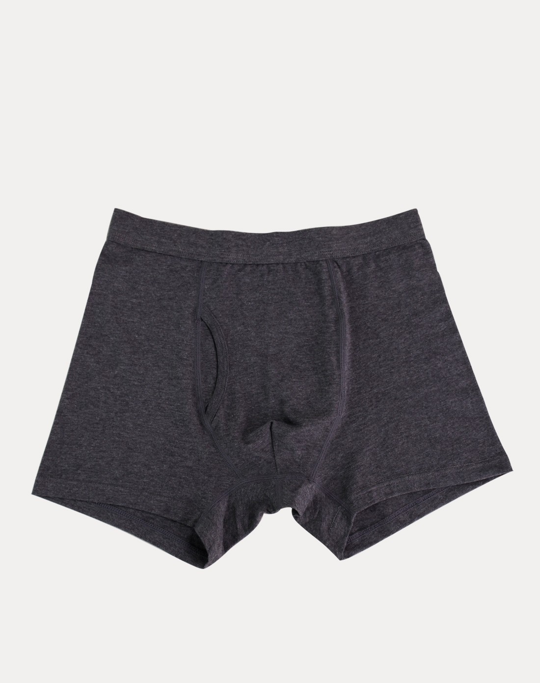 男士针织黑花灰平脚裤1条装