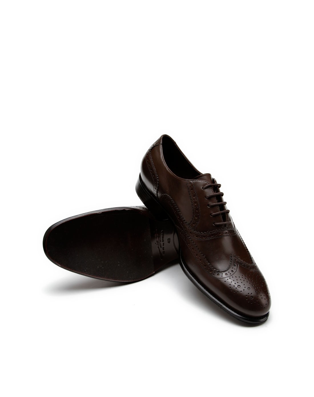 jkjy 男款深咖啡色系带英伦风绅士皮鞋