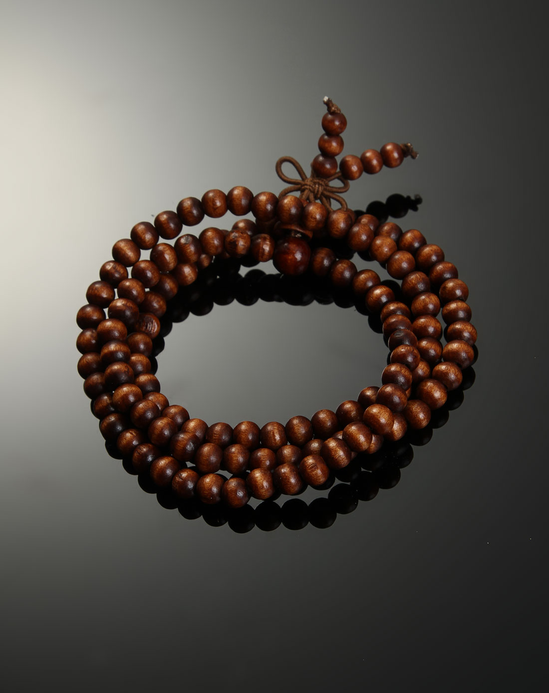 黄/褐色黄檀木时尚项链