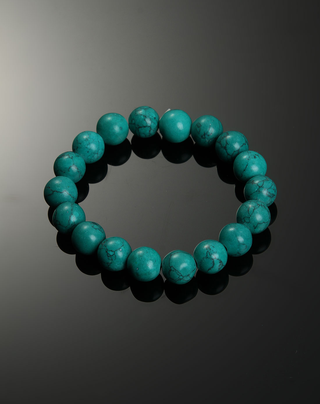 绿色松果绿绿松石手链