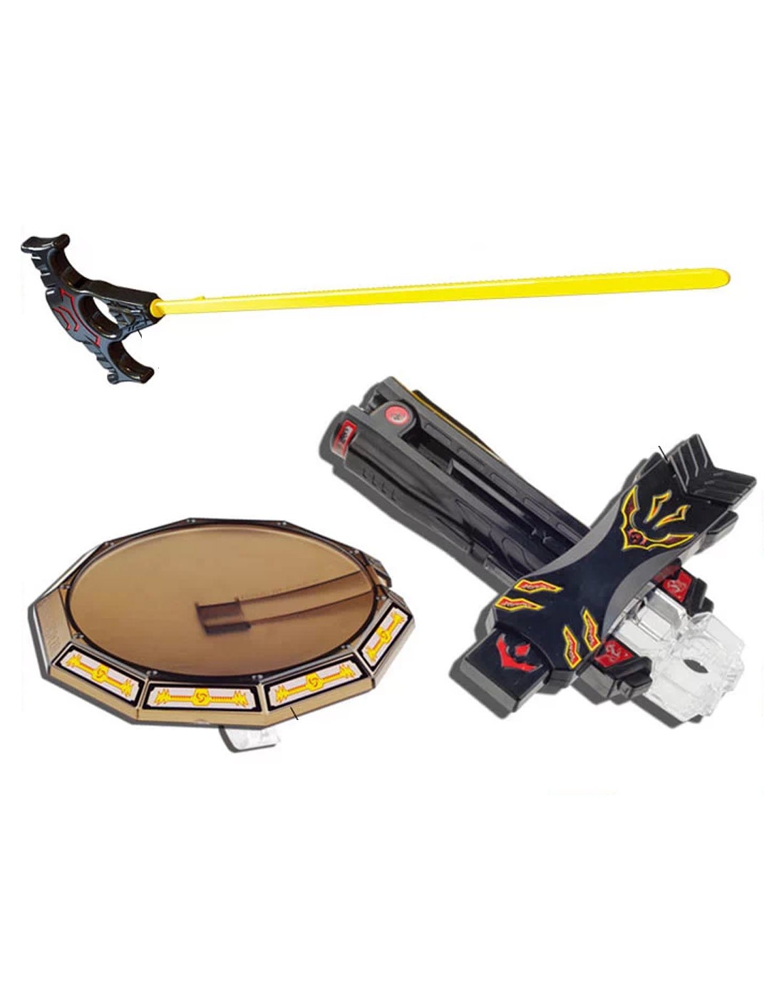 灵动创想 亲子互动 魔幻陀螺--暗绝帝王龙套装