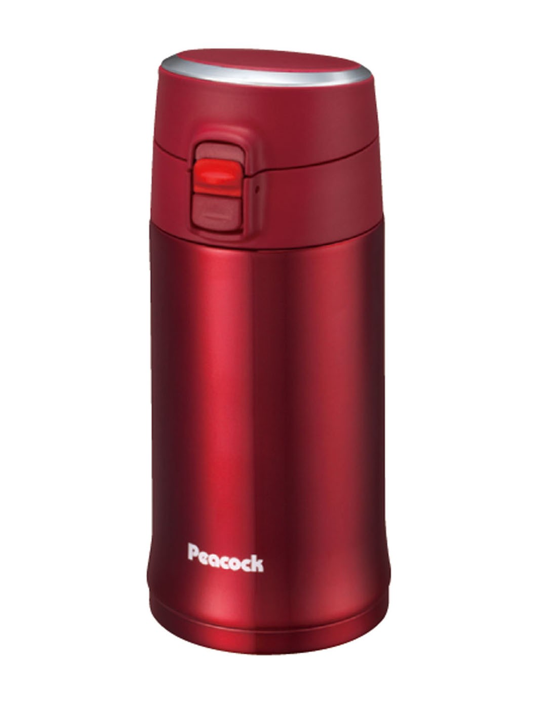 日本孔雀350ml小身材大容量红色保温杯