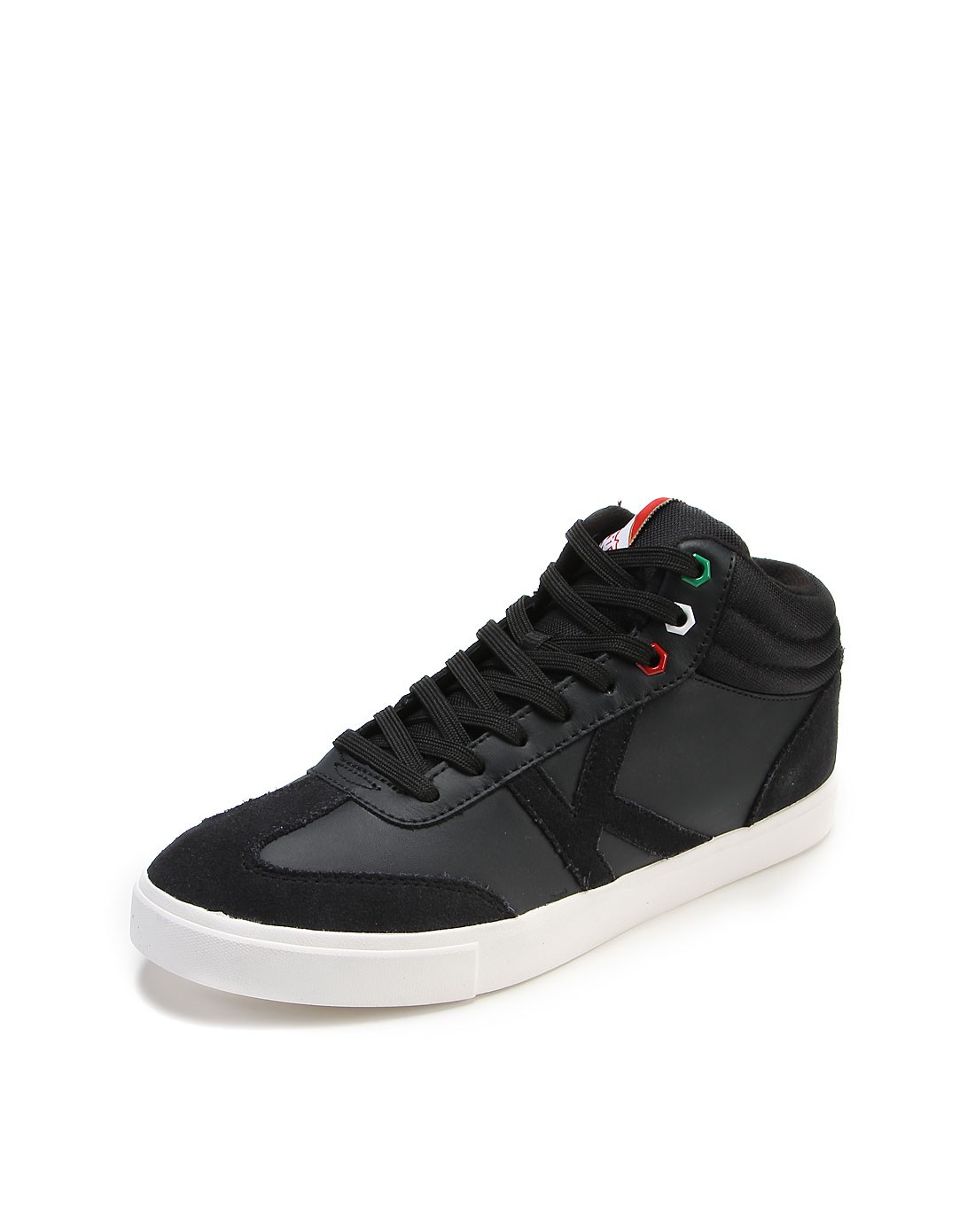 卡帕kappa男女鞋混合专场-男款黑色板鞋 个性经典