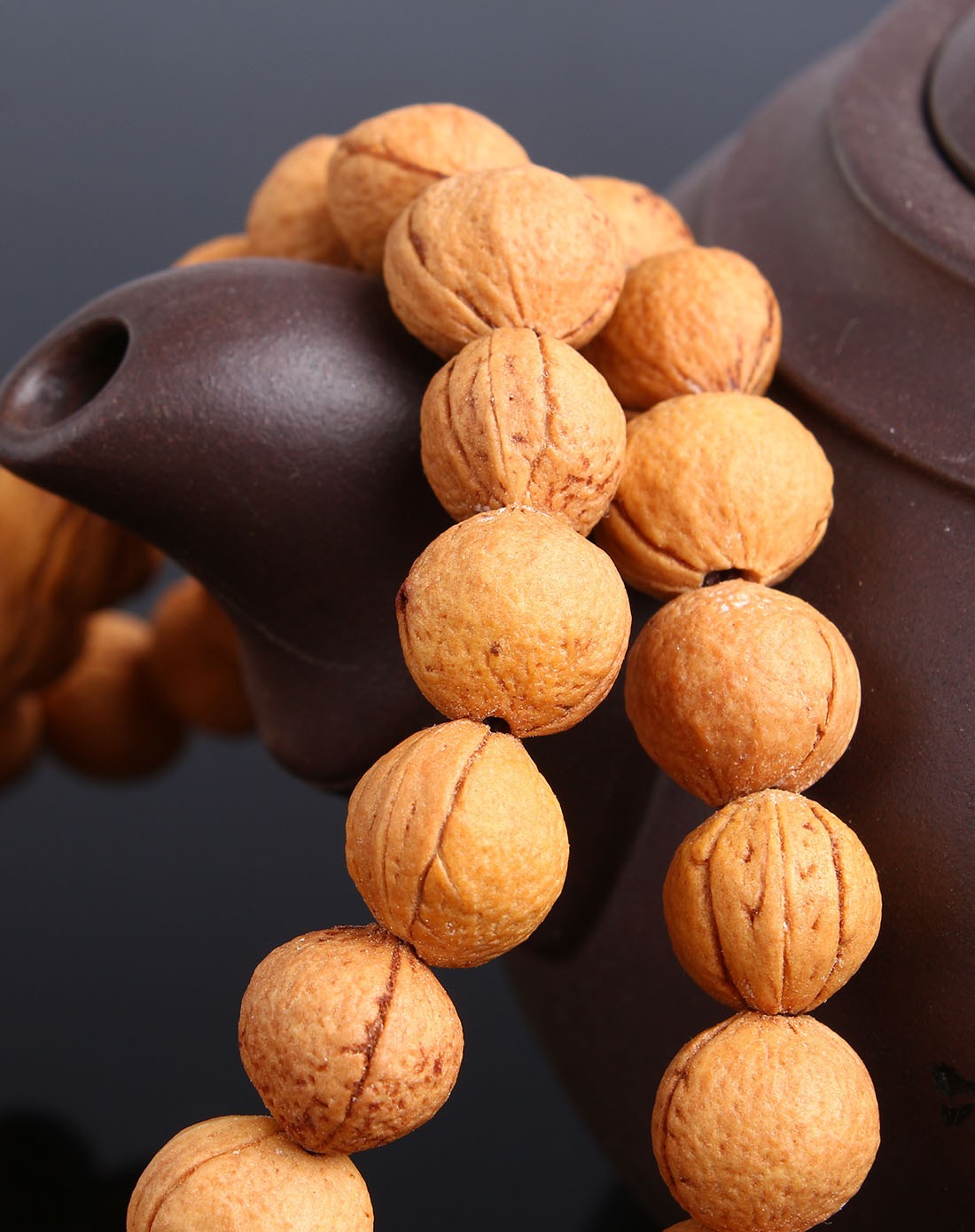 天然樱桃核108颗手串