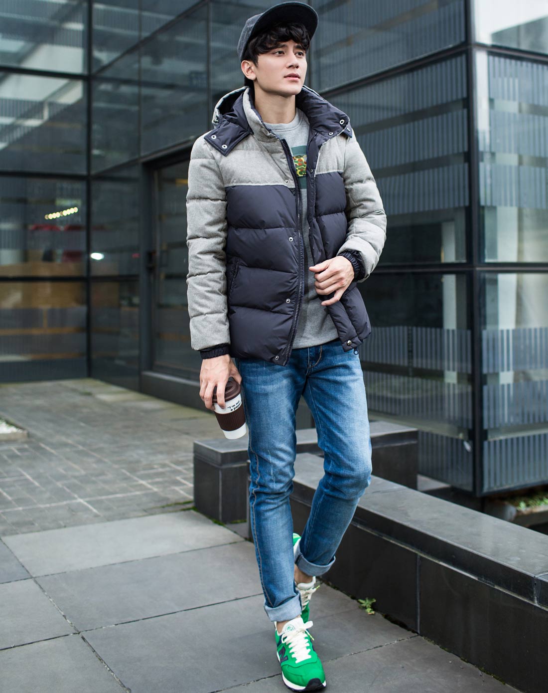 衣品天成eptison男装专场 > 男款蓝色羽绒服