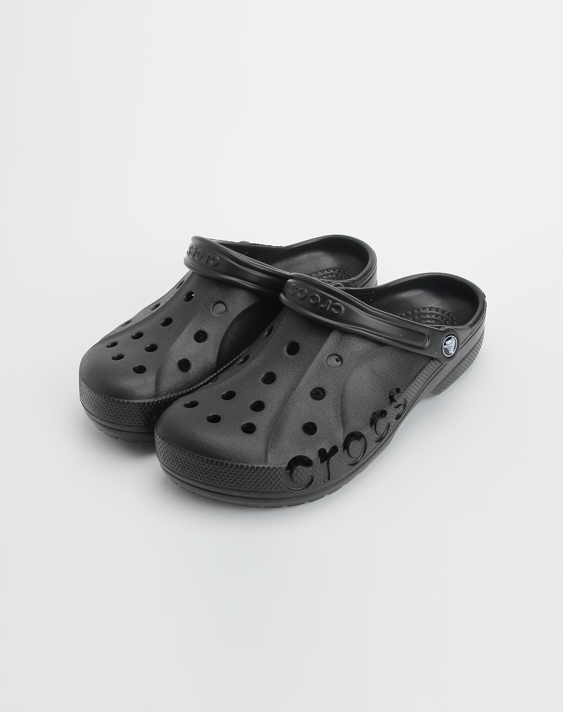 中性黑贝雅洞洞鞋