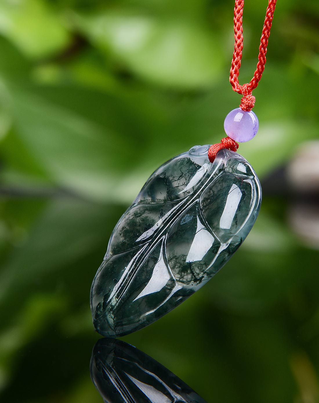 极品水草玛瑙事业有成吊坠