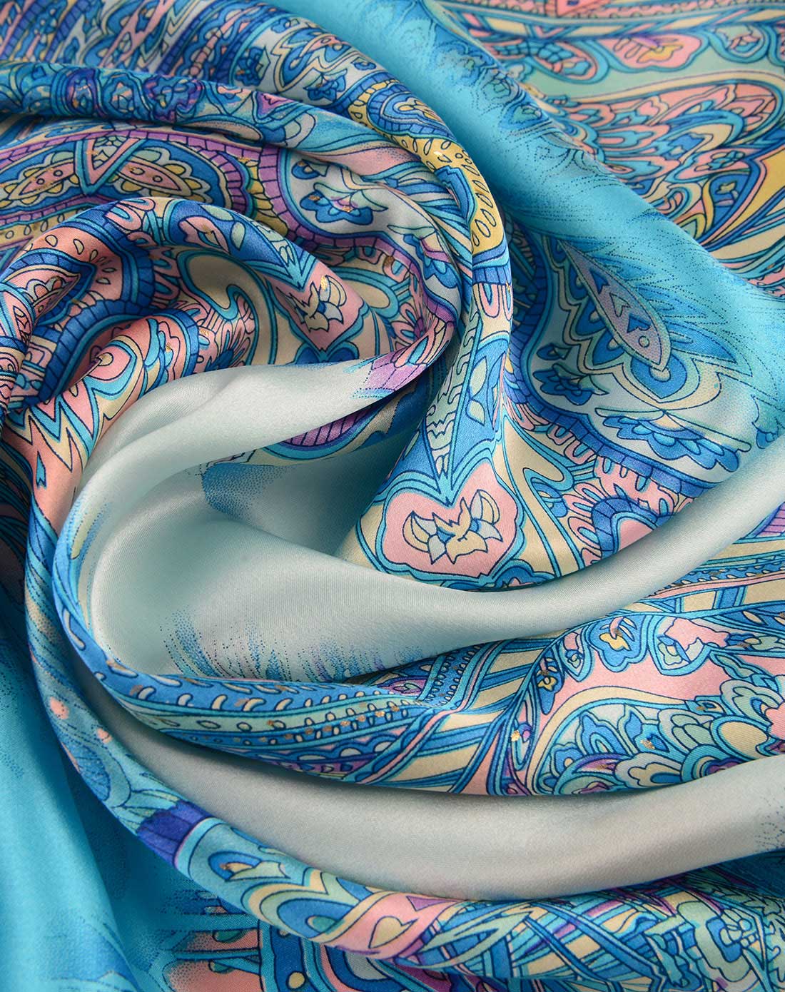 时尚魅力桑蚕丝丝巾复古条纹创意丝巾