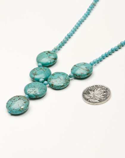 绿色时尚绿松石项链