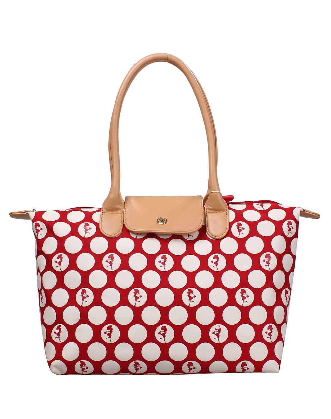 贝蒂bettyboop 女款高级红色侧肩包