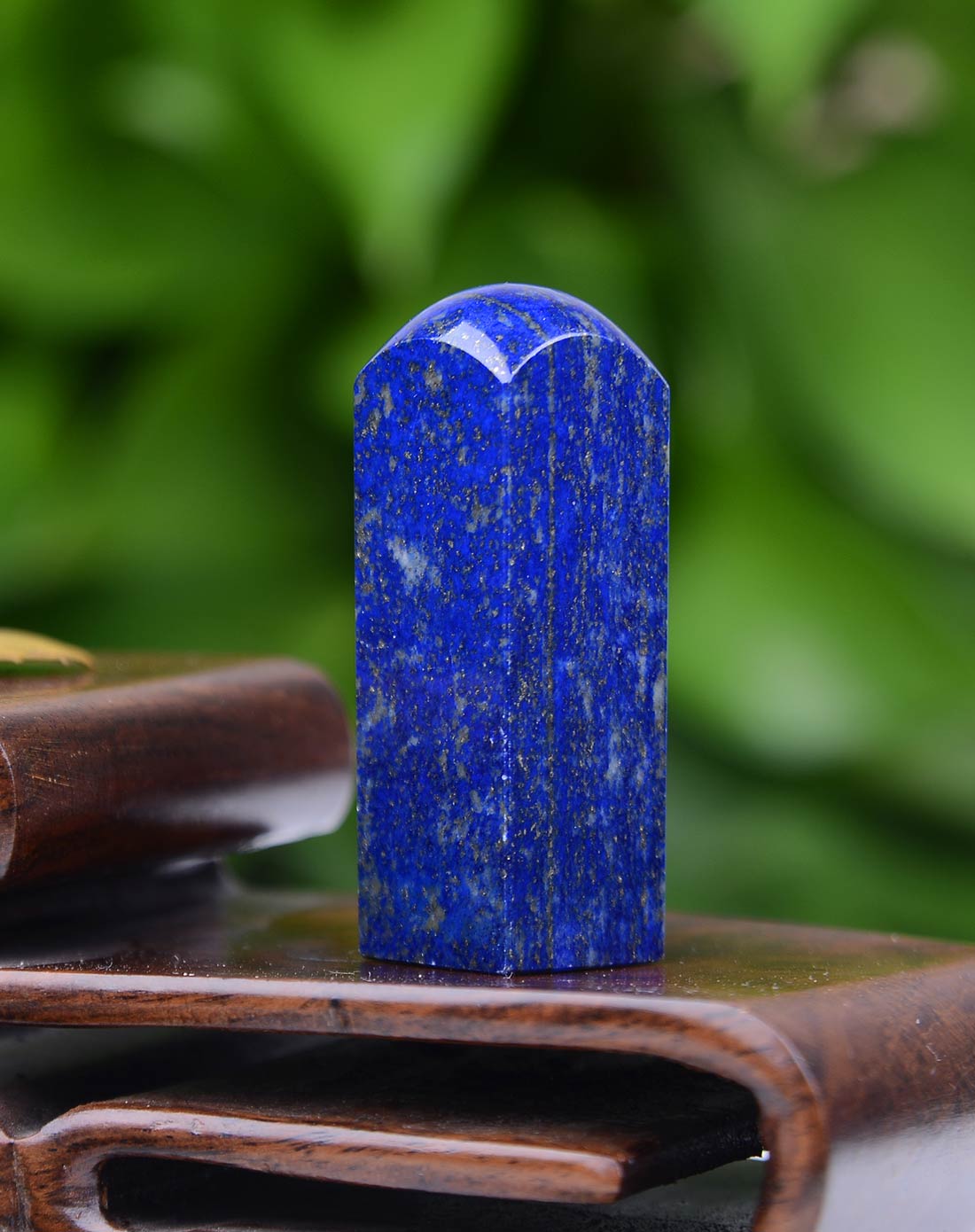 3a级青金石面宽16mm印章附证书