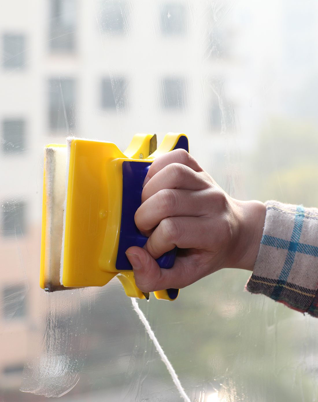 双层双面玻璃清洁器c型(蓝色盒装)