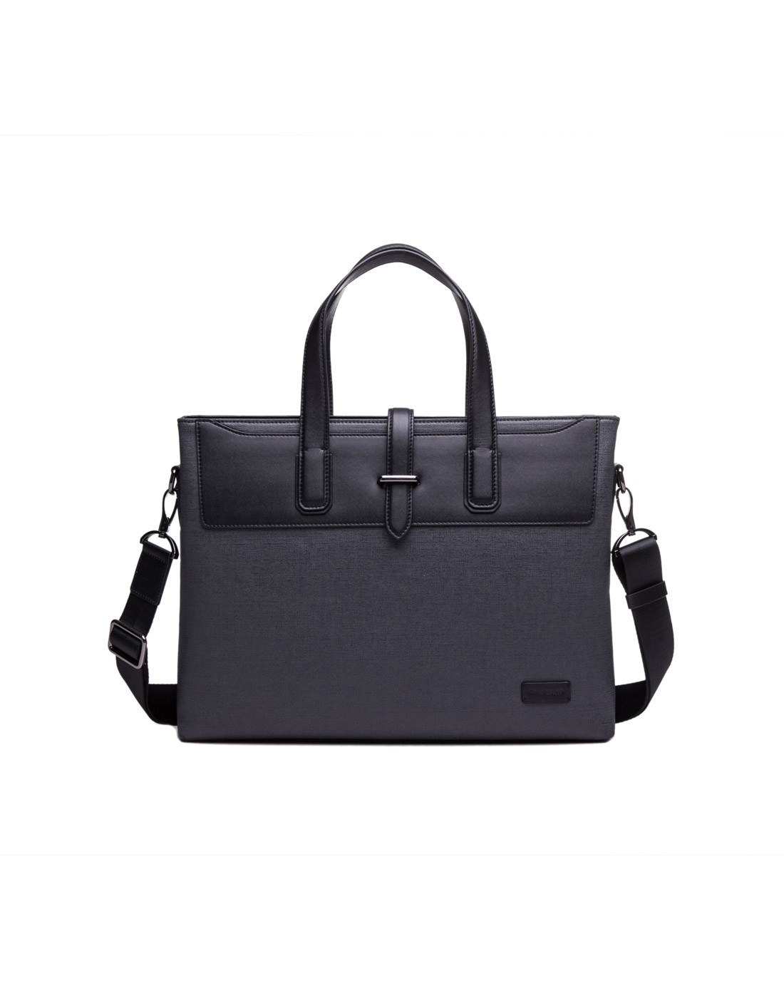 戈尔本 花灰色灵感缪斯系列高级涂层帆布面料公文包