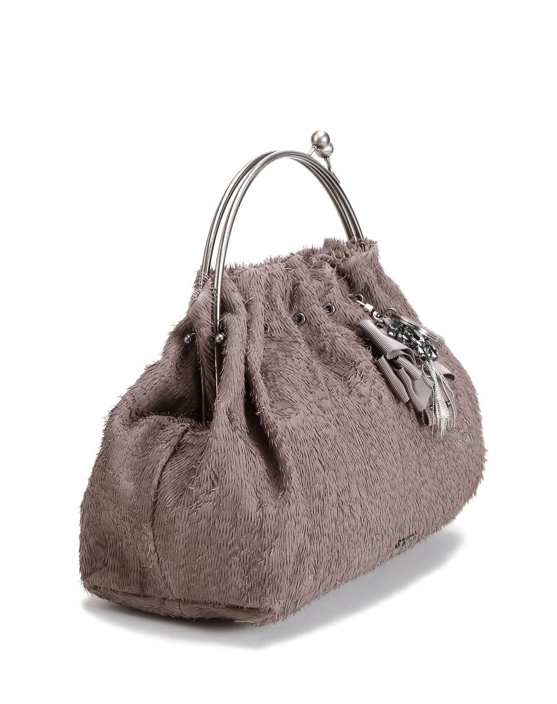 卓雅 灰色优雅时尚手提包