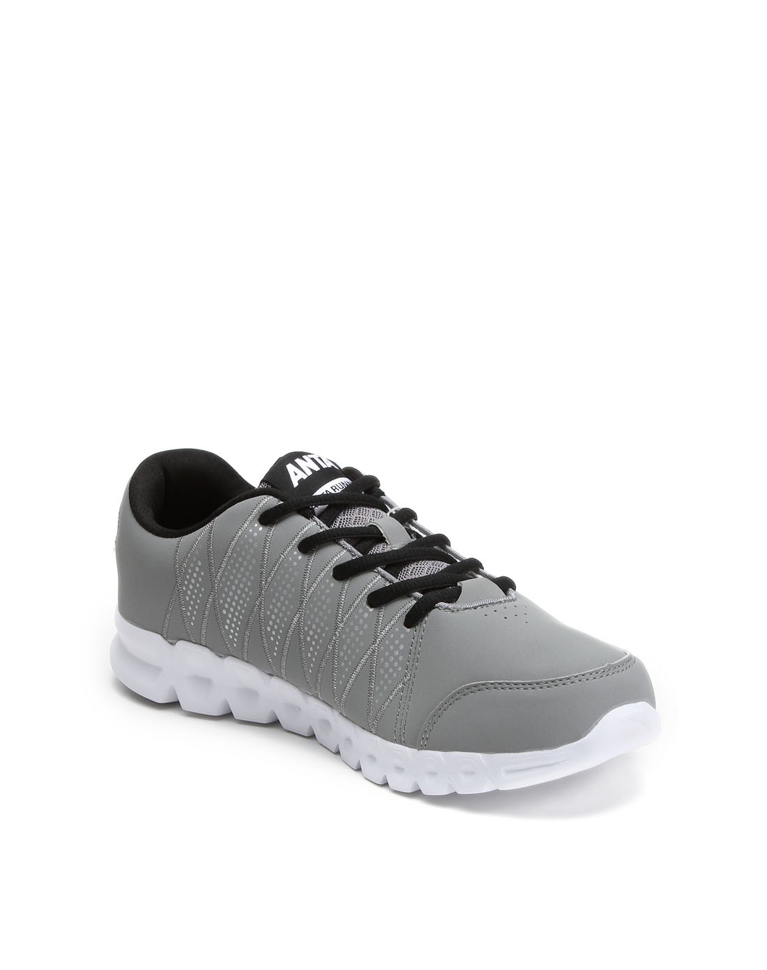 男款灰色运动跑鞋 舒适防滑