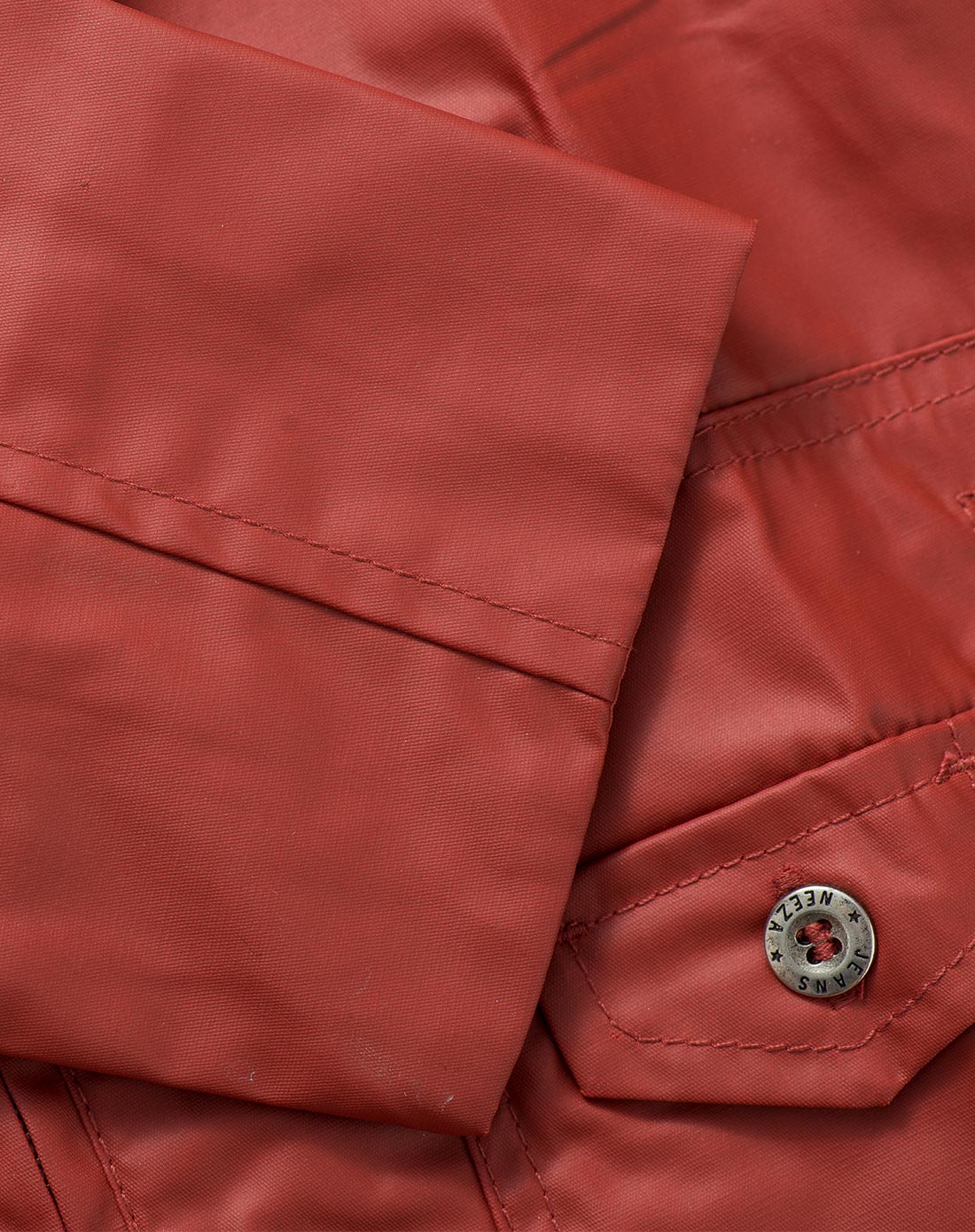 男童铁锈红色休闲外套夹克