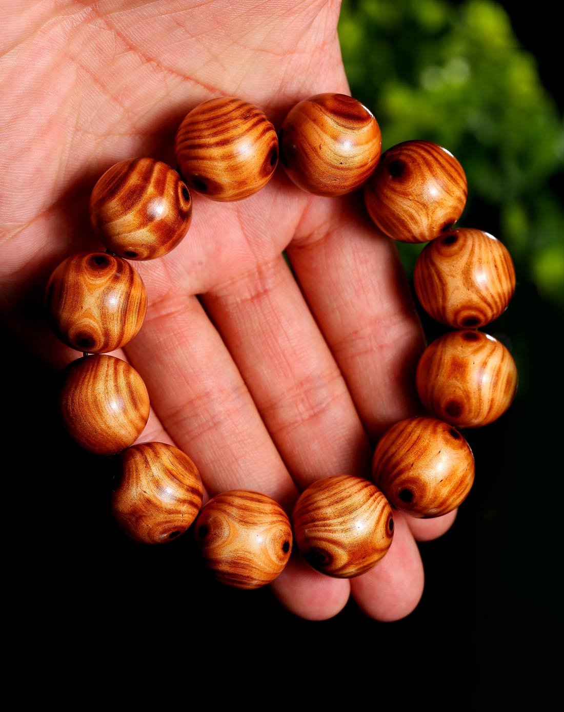 象牙木对眼手串20mm