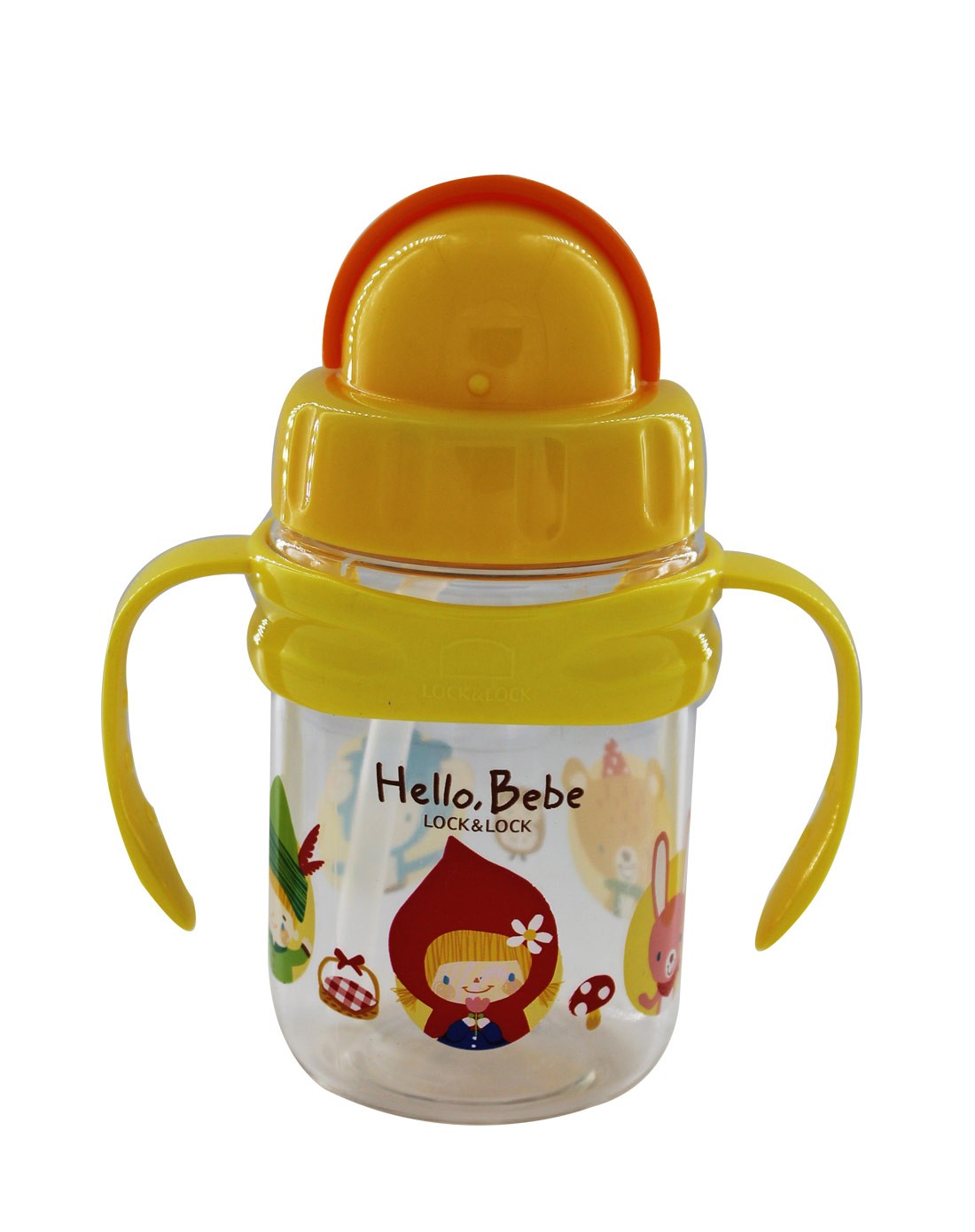 kitty&hello bebe母婴用品专场乐扣乐扣hellobebe 宝宝安全把手吸管杯