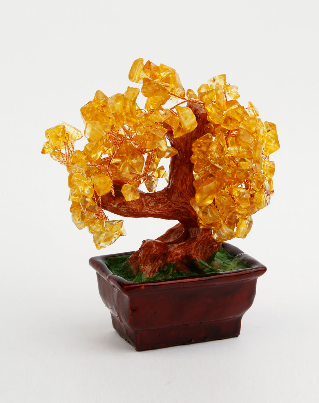 黄色玉石发财树