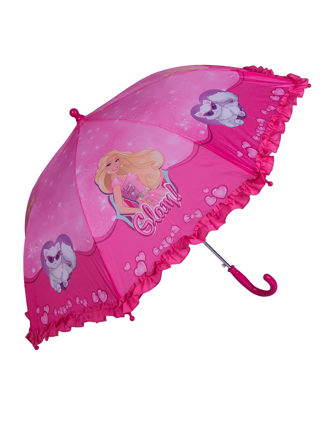芭比 芭比粉红儿童直伞