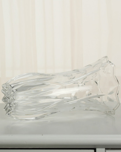高档水晶玻璃花瓶-清光树叶hp-033