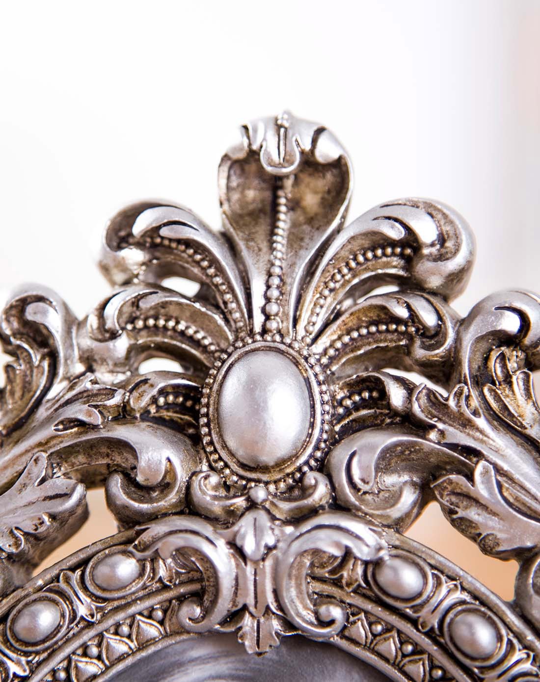 6寸欧式古银相框b