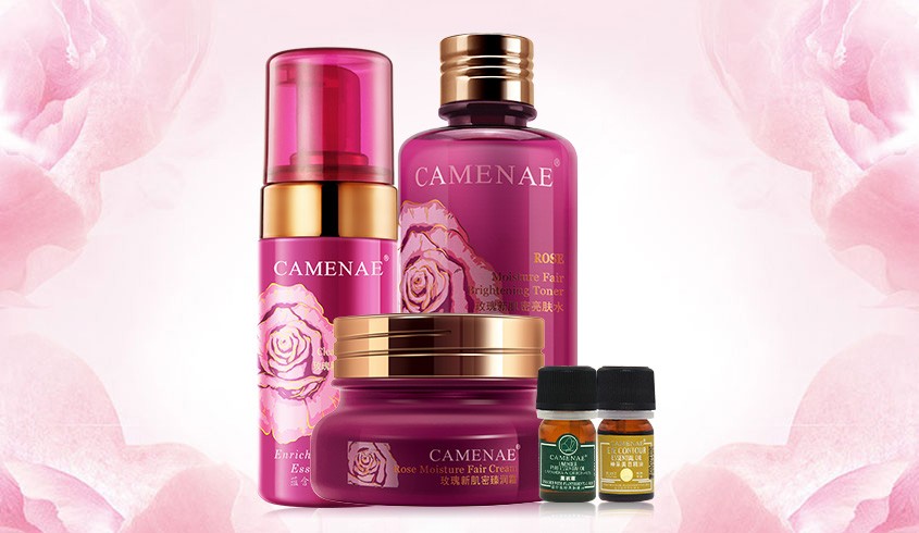 嘉媚乐camenae化妆品专场玫瑰新肌密面部护理套装_唯品会