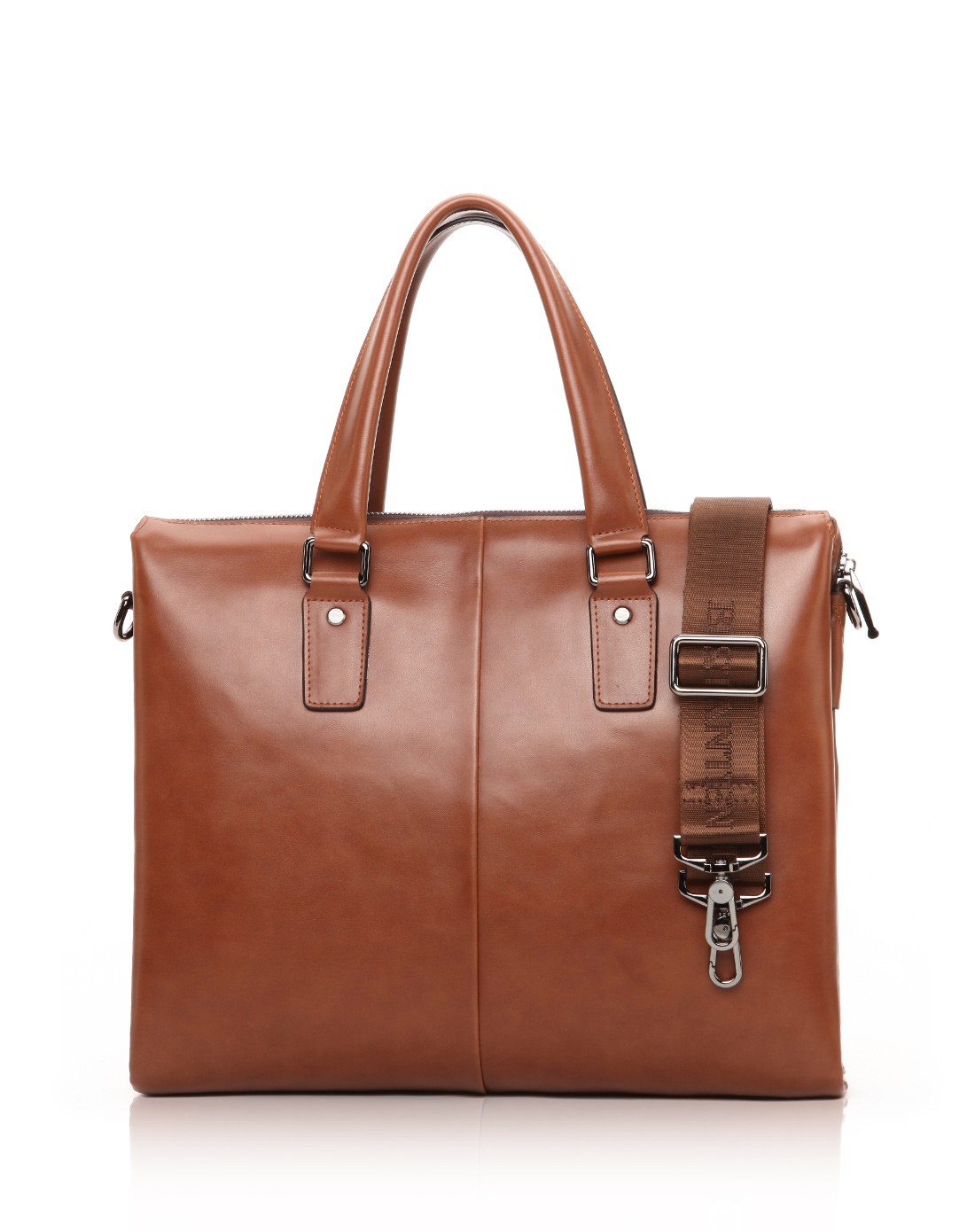 男士棕色二层牛皮浪漫绅士系列公文包