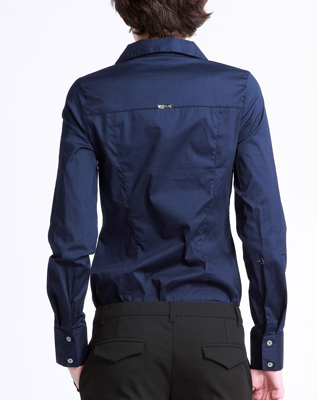 女款深蓝色上衣