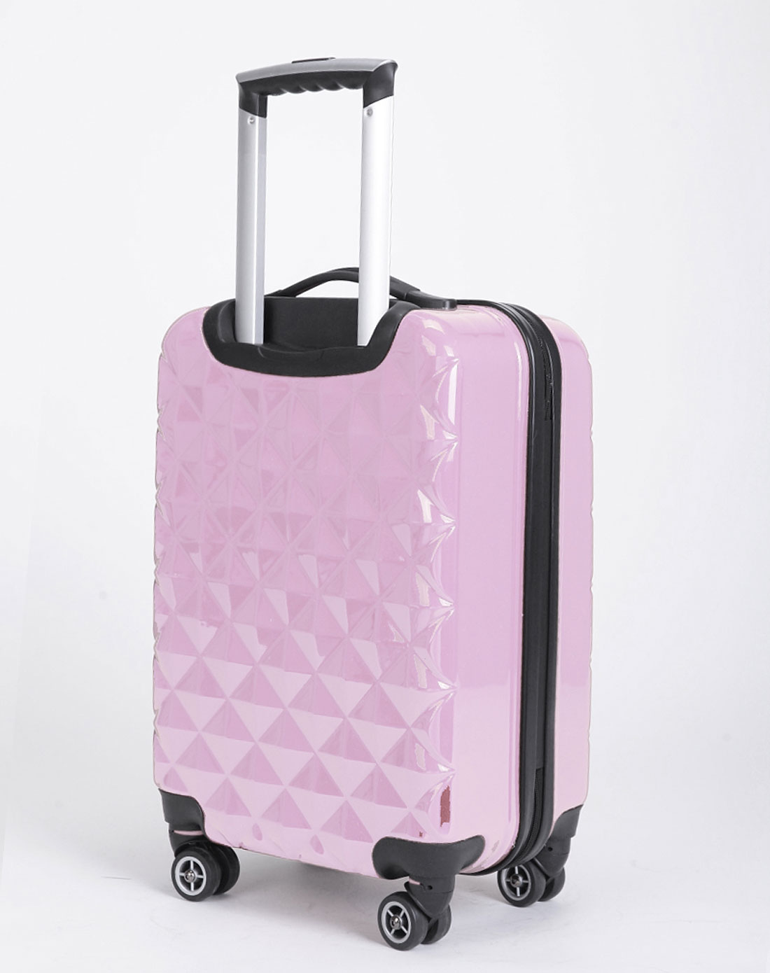 途斯卡洛拉tuscarora箱包专场 中性款粉色钻石纹拉杆箱-20寸