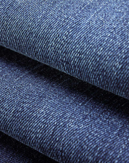 女款灰黑配深蓝色中腰牛仔长裤 韩版风