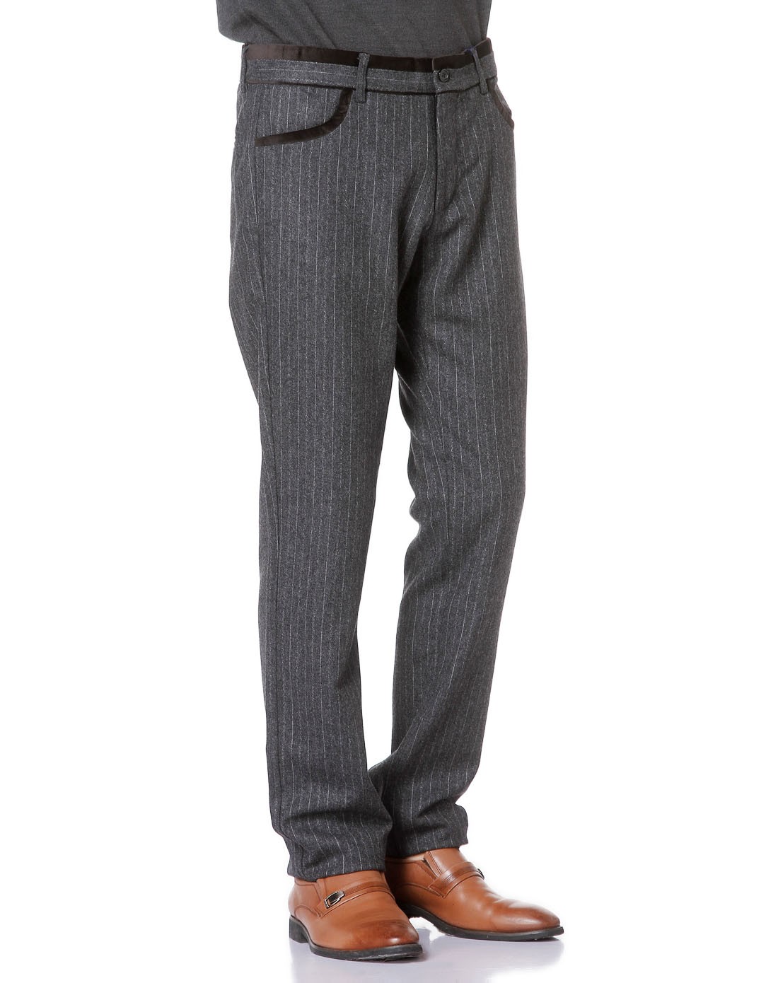 男士休闲灰色西裤