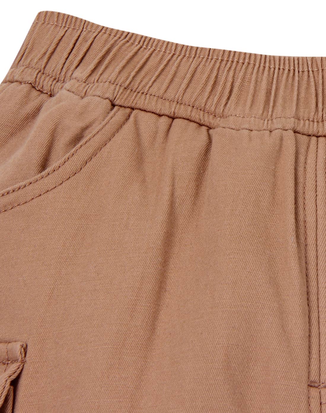 男女童浅咖啡色加绒长裤