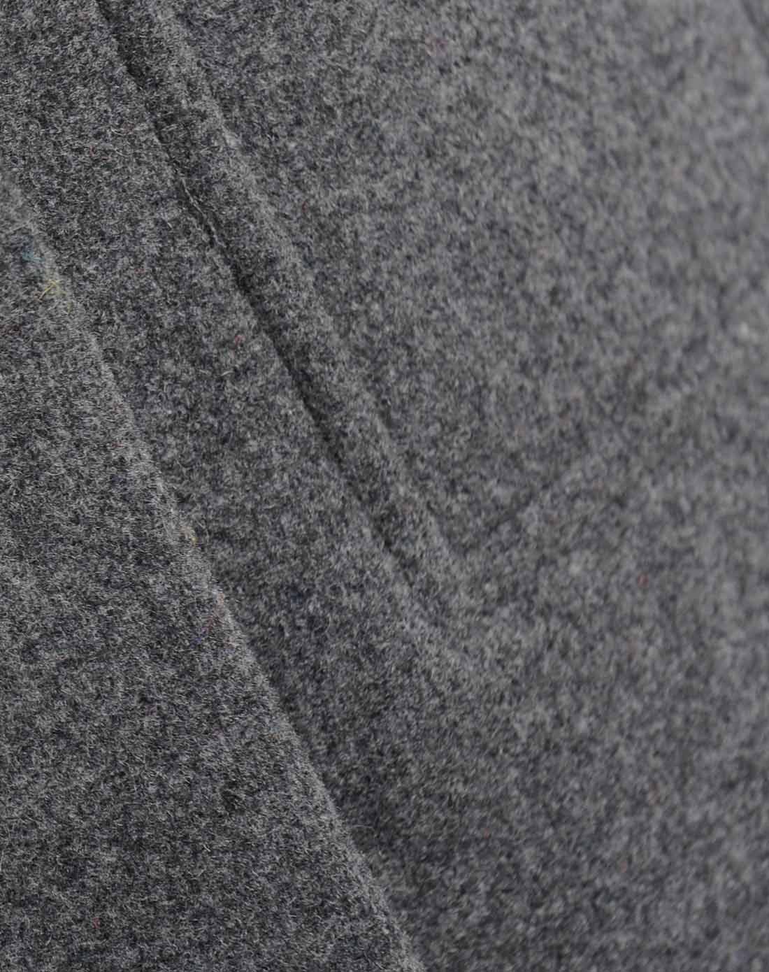 2014新款灰色纯色休闲大衣